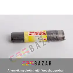 Szemetes zsák 110L zárószalaggal, 10db-os