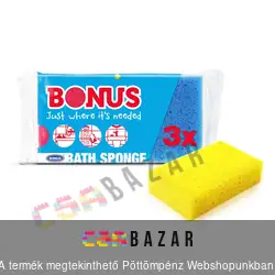 Bonus fürdőszivacs 3db-os