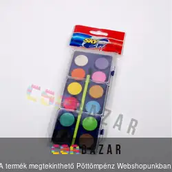 Vízfesték készlet 12db-os kis méretű