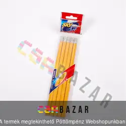 Grafit ceruza 5db-os radírvégű,HB