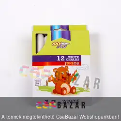 Tábla kréta fehér 12db-os