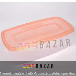 Műanyag ételtároló doboz ovális nagy 3L