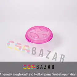 Műanyag ételtároló doboz fűszeres közepes