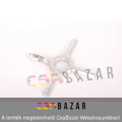 Lángterelő, lángelosztó, csillag, 13 cm