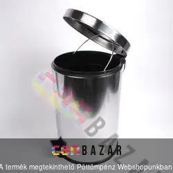 Króm pedálos szemetes kuka 12 literes