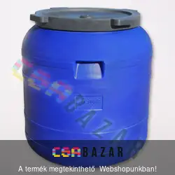 Hordó 150 L műanyag menetes tetővel