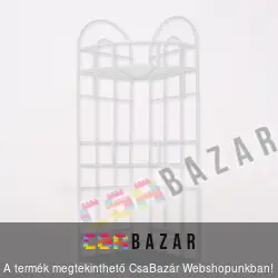 Sarok polc 3 részes fém