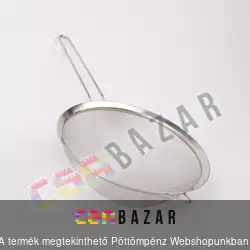 Inox nyeles szűrő 20 cm