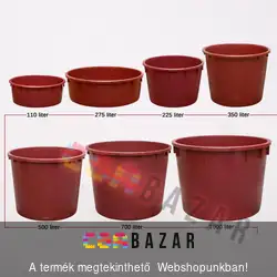 Szüretelőkád, dézsa 1000 L