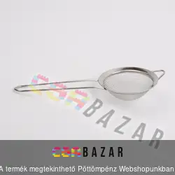 Inox nyeles szűrő 8 cm