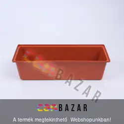 Hagyományos balkonláda terrakotta 40 cm