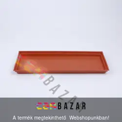 Hagyományos balkonláda alátét terrakotta 40 cm