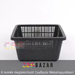 Szögletes ültető kosár kerti tóba 11 x 11 cm