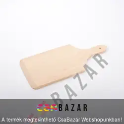 Nyeles fa vágódeszka 36x16 cm