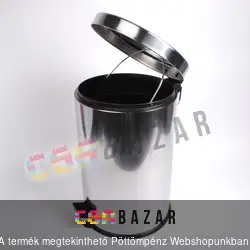 Króm pedálos szemetes kuka 3 literes