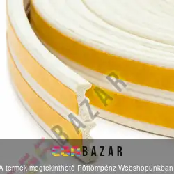 E-profil öntapadós nyílászáró szigetelő 6m fehér