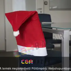 Mikulás sapka székdekor
