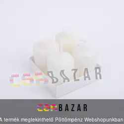 Adventi gyertya 4 db-os fehér