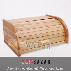 Fa kenyértartó natúr