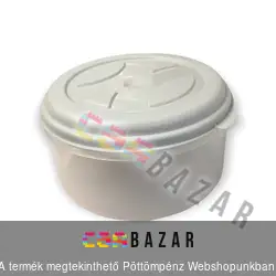Műanyag ételtároló doboz kerek mini 1L
