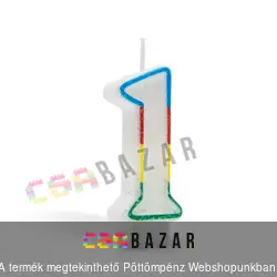 Tortagyertya szám 1 - 4 x 7 cm