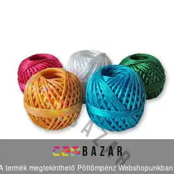 Kötöző zsineg színes 4x40m, műanyag