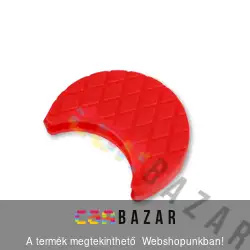 Színes, műanyag, kulcsjelölő papucs kerek