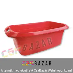 25 L-es szögletes kád