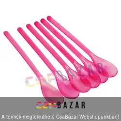 Szörpös műanyag kanál csomag 6db-os