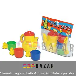 Teás készlet 3 csészével