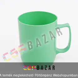 Műanyag füles bögre 0,4 L