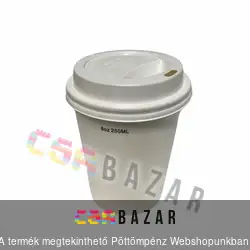 Papírpohár tető 100 db 2,5 dl-hez