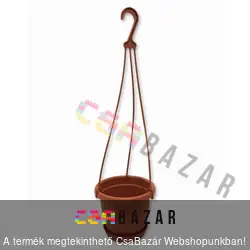 Függőcserép kaspó 16cm terrakotta