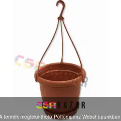 Függőcserép kaspó 30cm terrakotta
