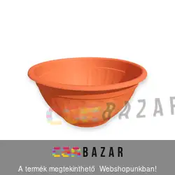 Virágkehely virágtál 25cm alj nélkül terrakotta