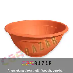 Virágkehely virágtál 40cm alj nélkül terrakotta