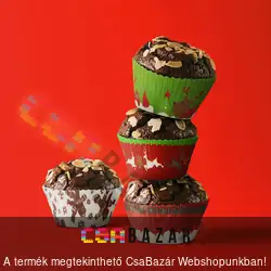 Muffin papír szett - karácsonyi - 100 db / csomag