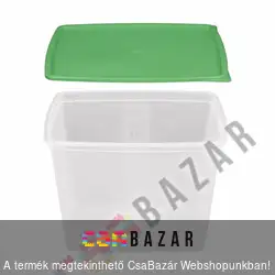 Műanyag ételtároló, ételszállító doboz 4,5 L