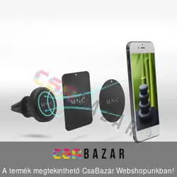 Autós tartó szellőzőrácsba - mágneses