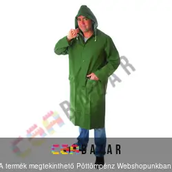PVC esőkabát zöld hosszú XXL-es méret