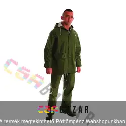 PVC esőöltöny zöld, 2 db-os L-es méret