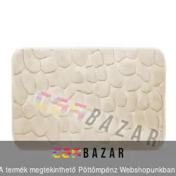 Fürdőszobai kilépőszőnyeg (törtfehér) 40x60 cm