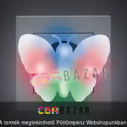 Színes LED irányfény - Pillangó