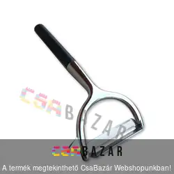 Zöldséghámozó fém nyéllel