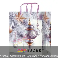 Karácsonyi ajándéktasak maxi 55x45 cm