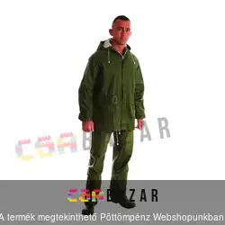 PVC esőöltöny zöld, 2 db-os XXXL-es méret