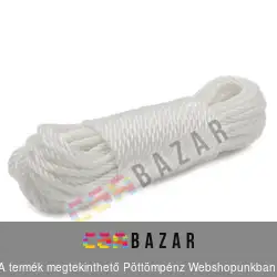 Ruhaszárító kötél 15m PE 4mm