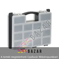 Kétoldalas rendszerezőtáska doboz 290x230x70 mm