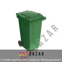 Gurulós kuka Zöld 120 L