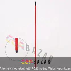 Felmosó nyél menetes piros, 110-120 cm